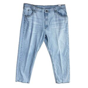 Wrangler Men's Jeans Light Wash Cotton Blue Size 40 X 30